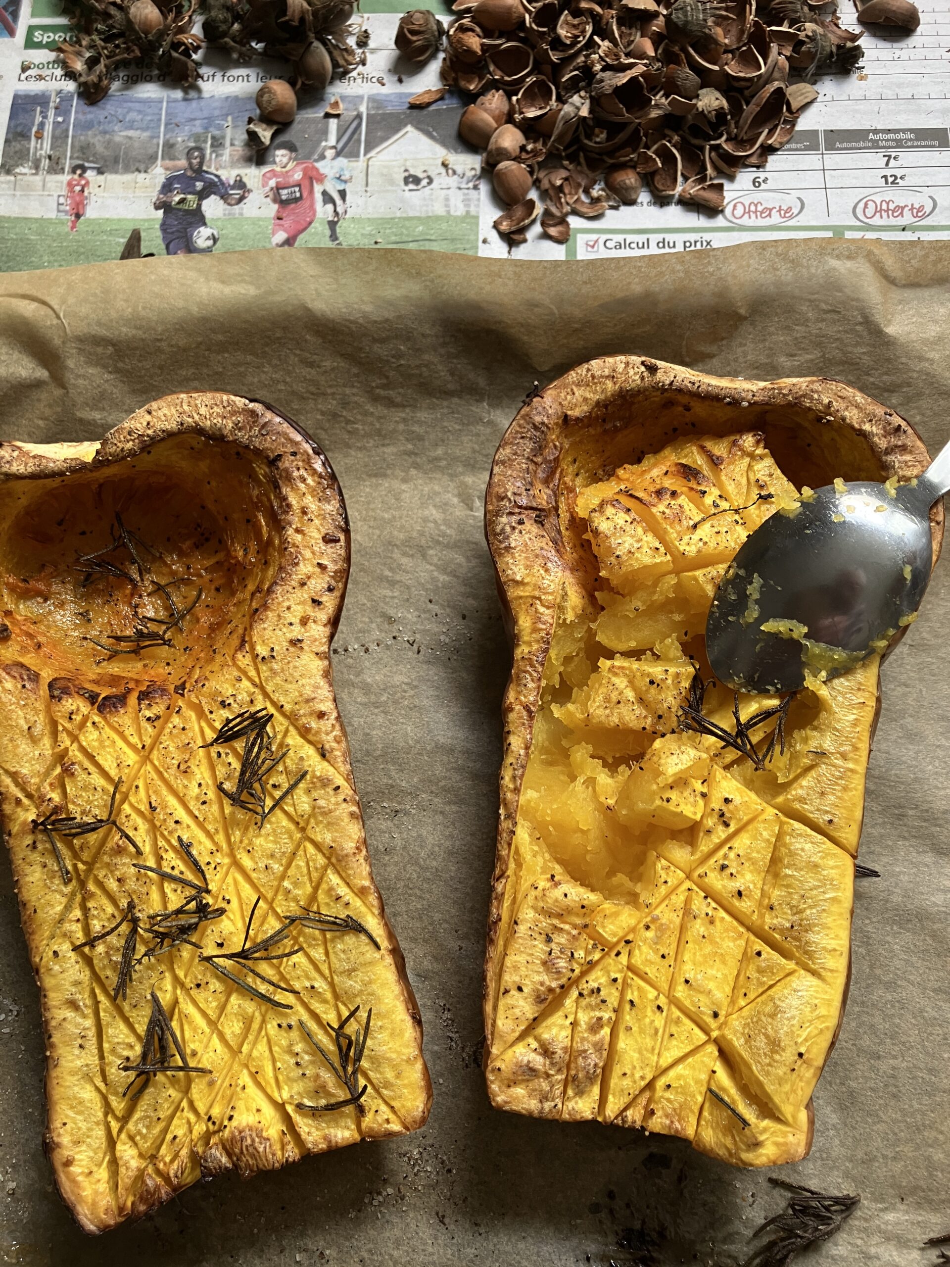 Butternut et camembert